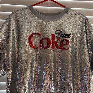 Forever 21 Silver Sequin Kids Sweatshirt